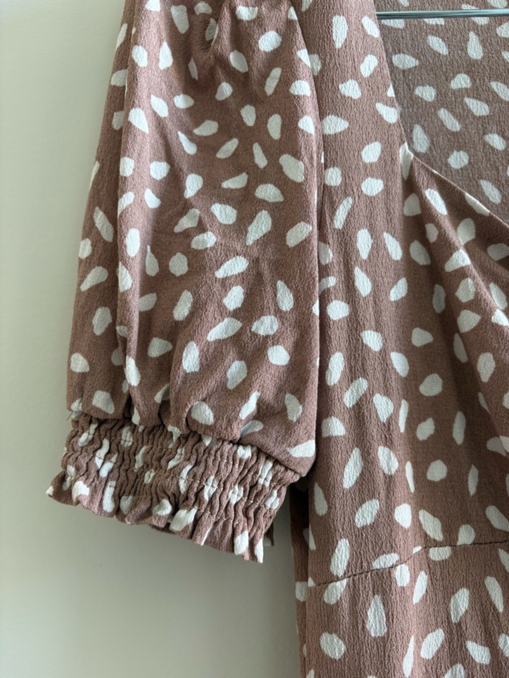 Petal & Pup Mauve Dot Midi Dress - Picture 6 of 13